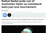 开云体育在线-纳达尔的退赛让粉丝历史性的简单介绍